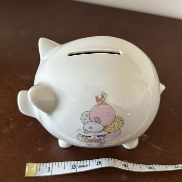 Precious Moments | 1985 Samuel J. Butcher Clown with Balloons Coin Bank - Picture 9 of 10